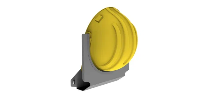 40131 – HOLMAN Hard Hat Bracket, Bolts to Shelving Unit or Bulkhead Without Hard Hat - view 3